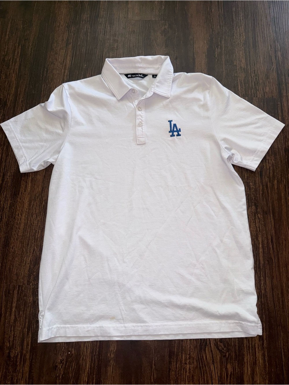 Travis Mathew Dodgers LA collar shirt